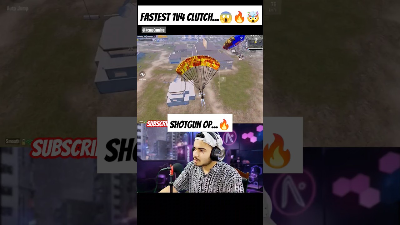 Pubg Mobile Shotgun 1v4 Clutch  Mind Blowing 🤯 | Pubg Mobile new update | #pubgmobile #ytshorts