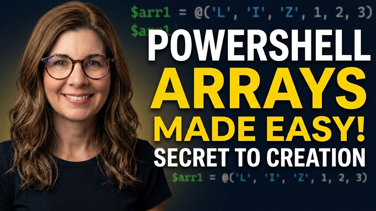 Liz's Secret to Easy Array Creation in PowerShell