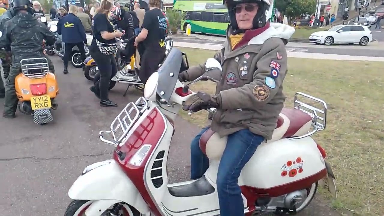 The Worlds Largest Scooter Rally 2024 Saturday at Ryde, Isle of Wight. Short Version