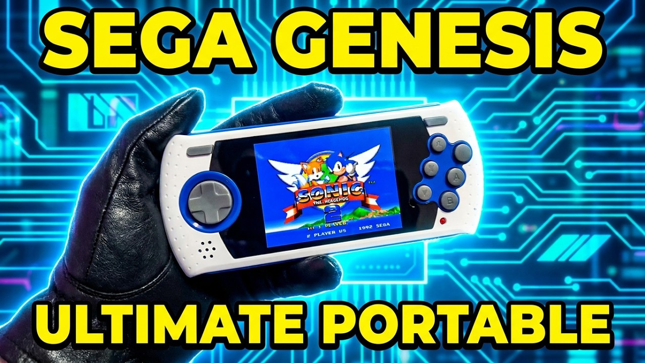 ATGames Sega Genesis Ultimate Portable Game Player!