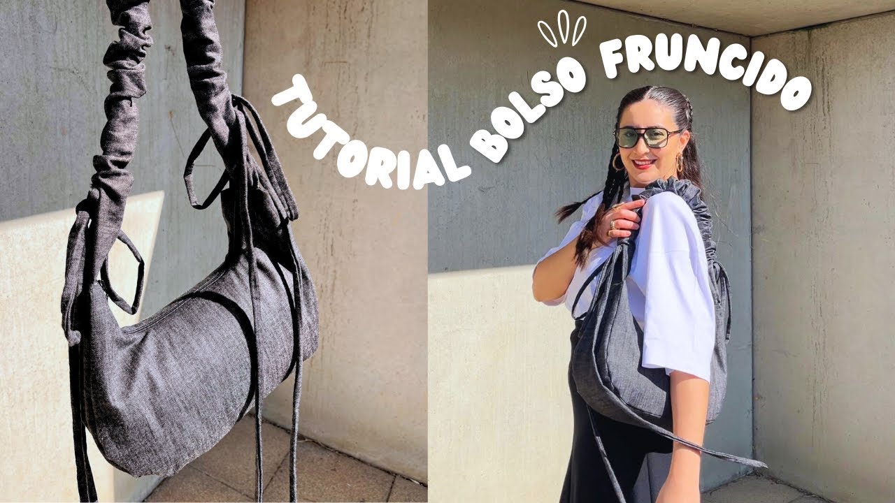 Baguette Bag │Bolso Fruncido PATRONES GRATIS