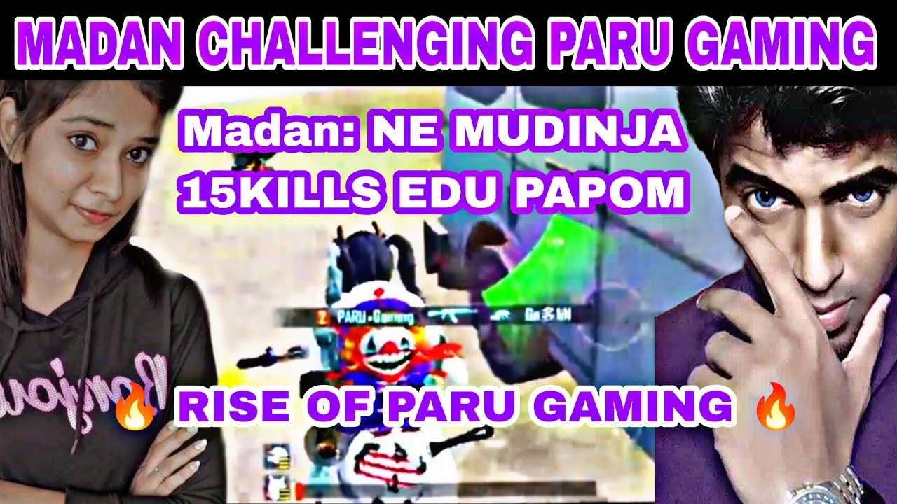 MADAN ANNA CHALLENGED ME😈 15 kills + CD 🔥RISE OF PARU GAMING🔥 Dont miss the end! #madanop #madan