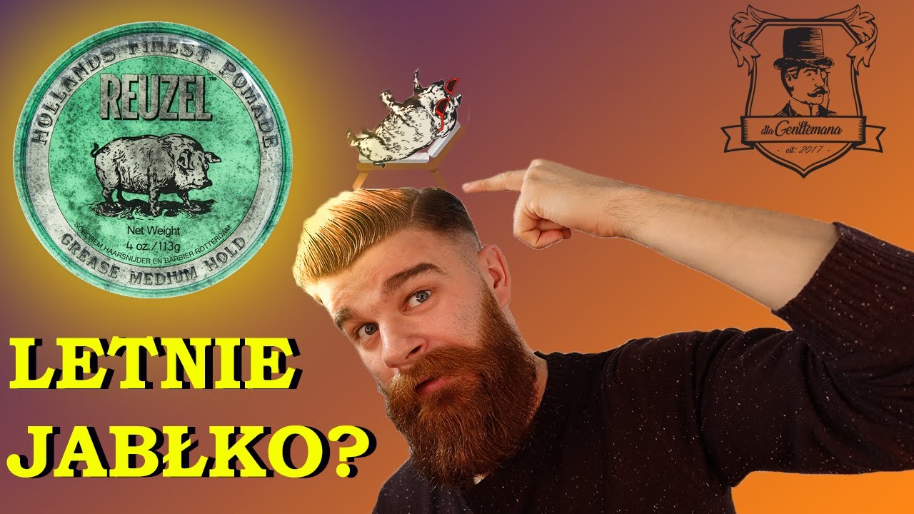 Reuzel Grease Medium Hold (Green) - najgorsza z całej linii? | recenzja woskowej pomady do włosów