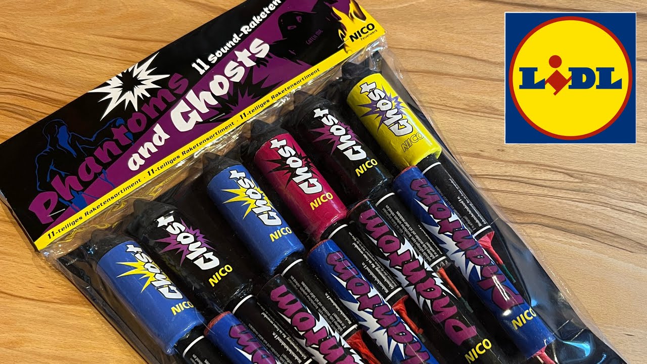 Nico PHANTOMS AND GHOSTS Raketensortiment | Lidl NEUHEIT 2022 | Bang & Scream