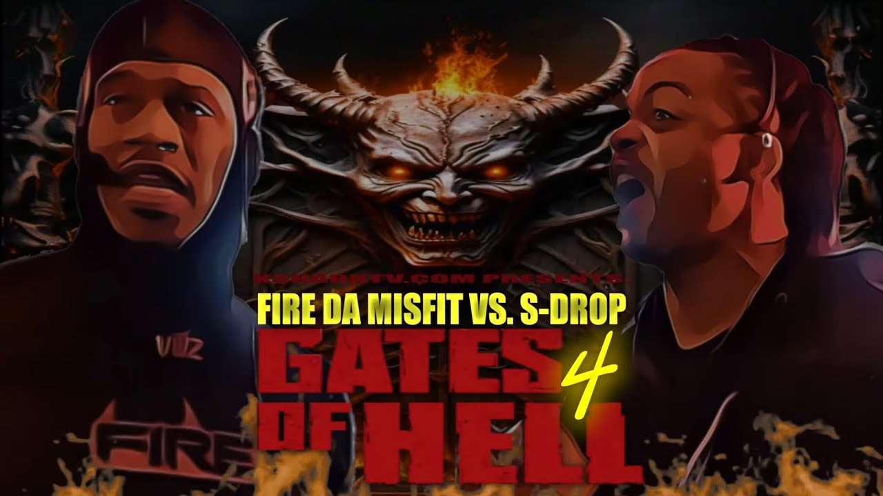 Fire Da Misfit Vs. S-Drop [KsharkTV: Gates Of Hell 4]