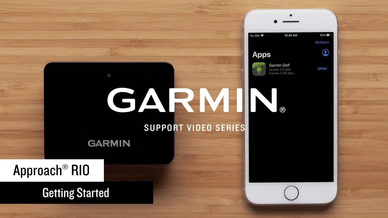 Поддержка Garmin | Approach® R10 | Начало работы