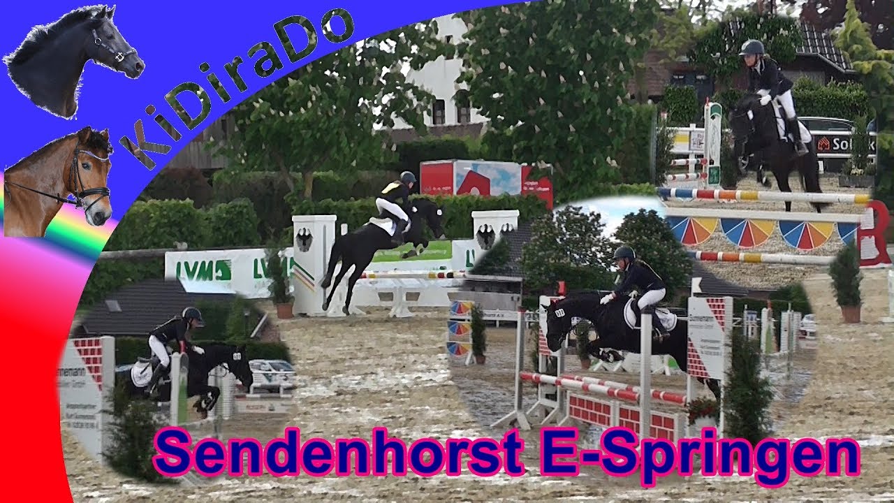 Stilspringwettbewerb mit erlaubter Zeit in Sendenhorst