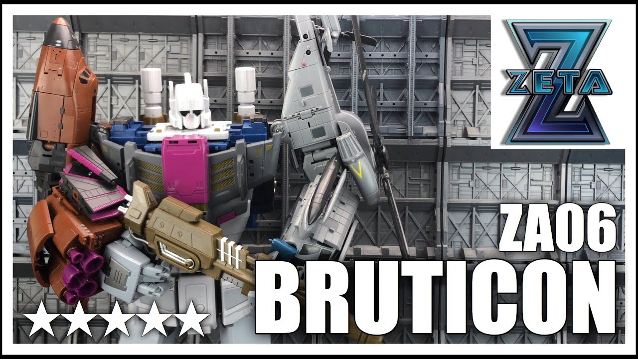 Zeta Toys ZA06 BRUTICON Boxset Transformers Masterpiece Bruticus G1 Style
