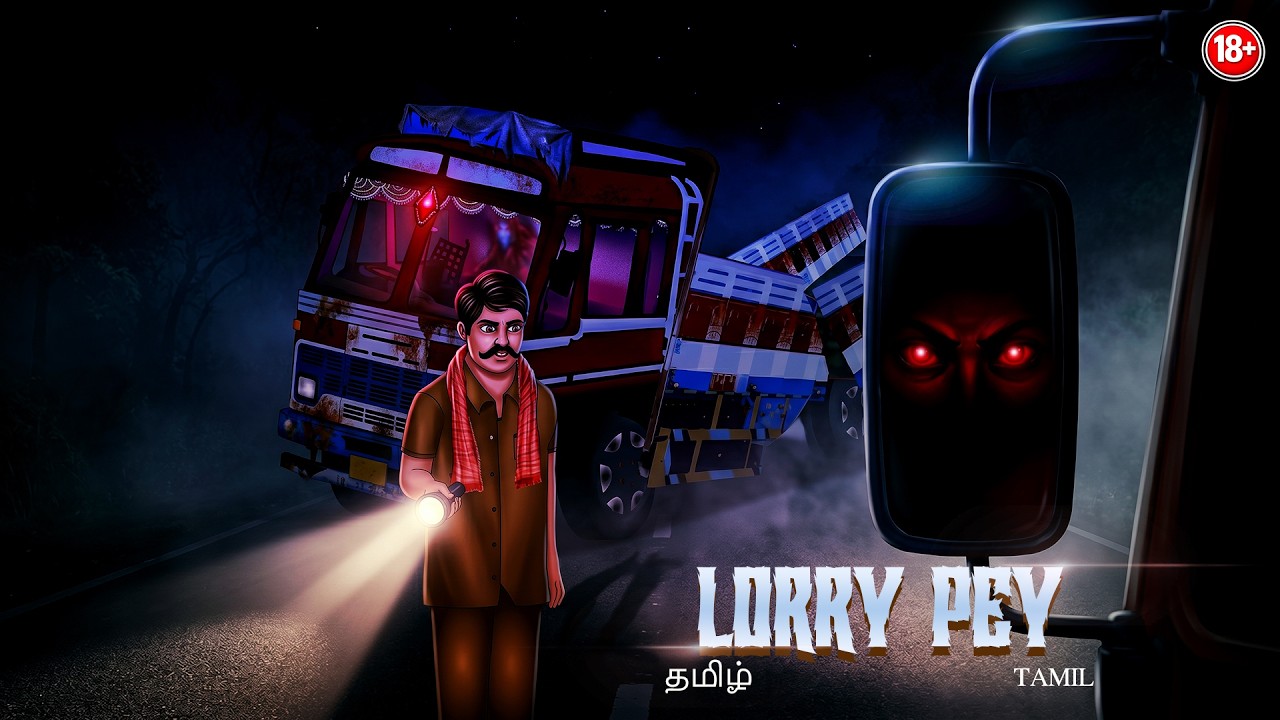 LORRY பேய் - LORRY PEY  - Tamil Horror Folklore Story | #ChewingGumHorrorTVTamil