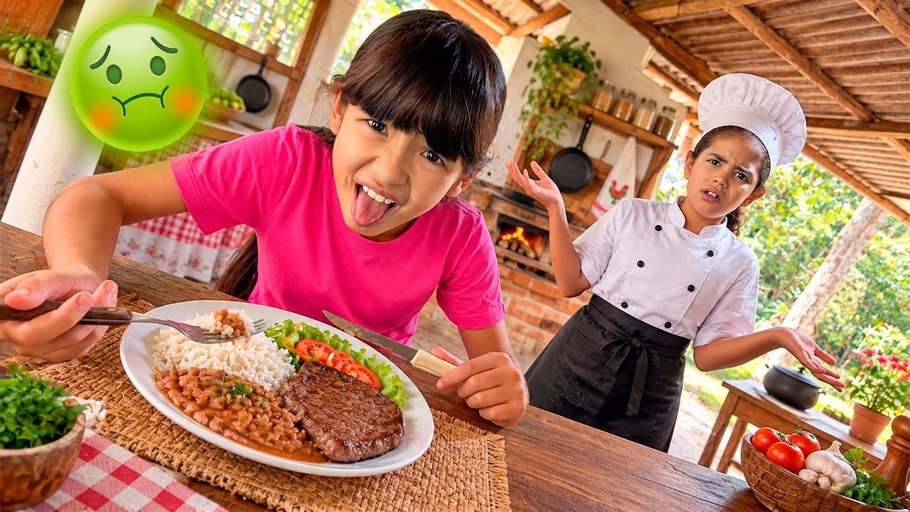 ELA FEZ A PIOR COMIDA QUE EU TIVE QUE PROVAR 🤢