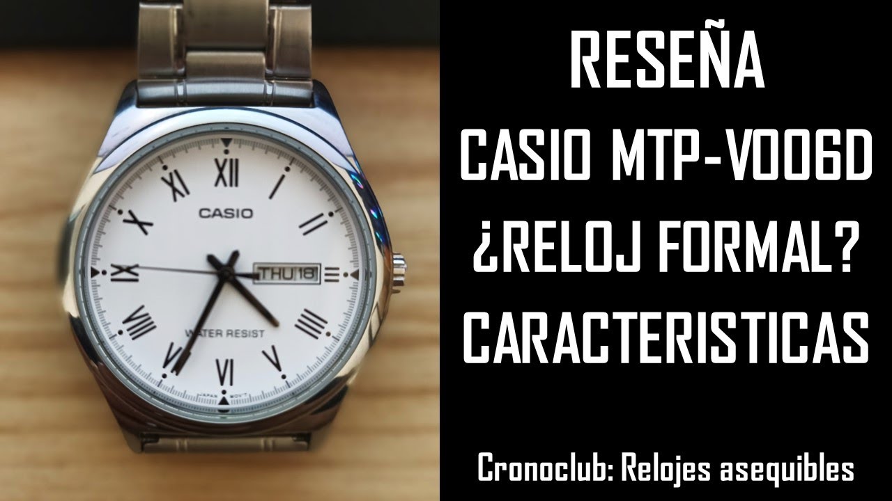 Reseña Casio MTP-V006D-7BUDF