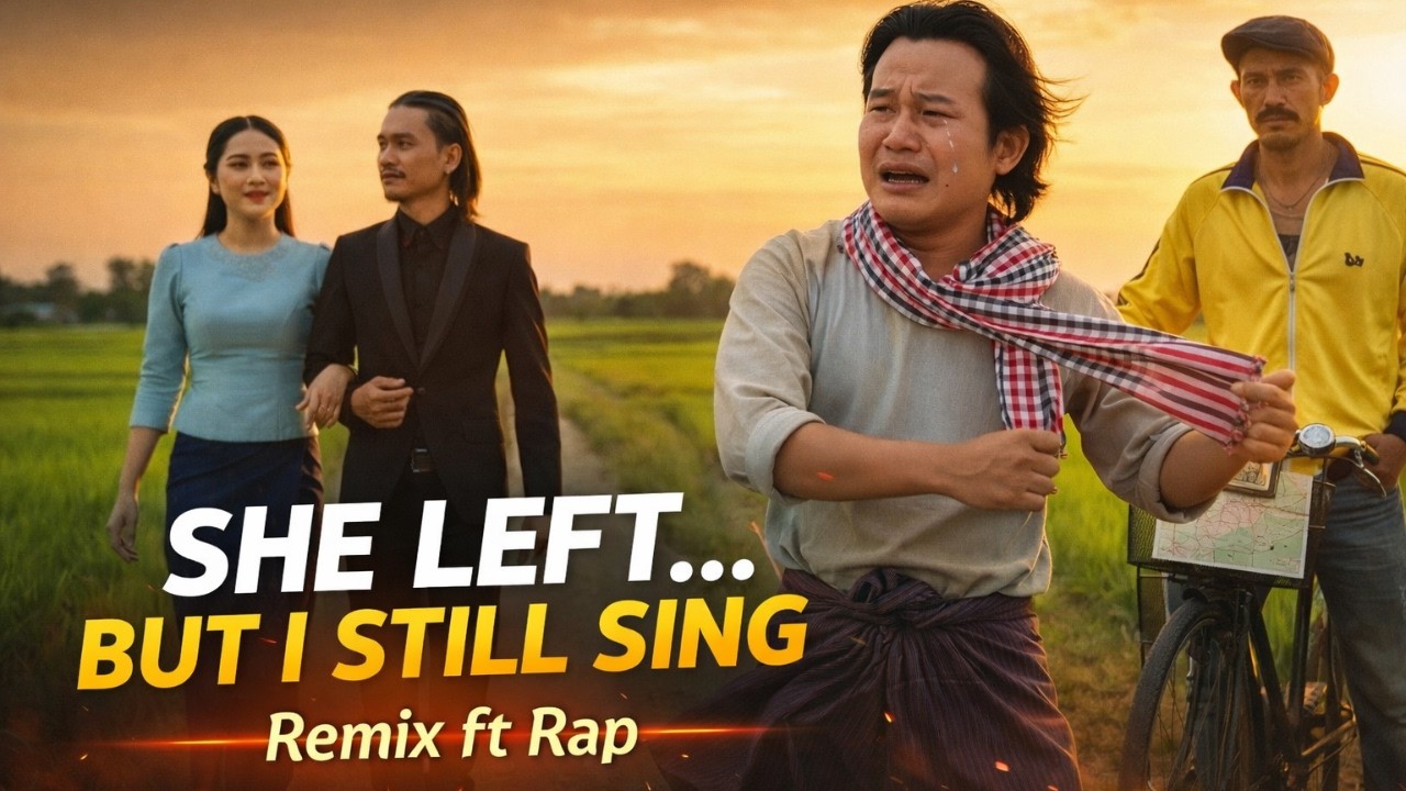 She Left, I Dance Alone | Khmer Emotional Dance Remix ft. Rap | Official MV