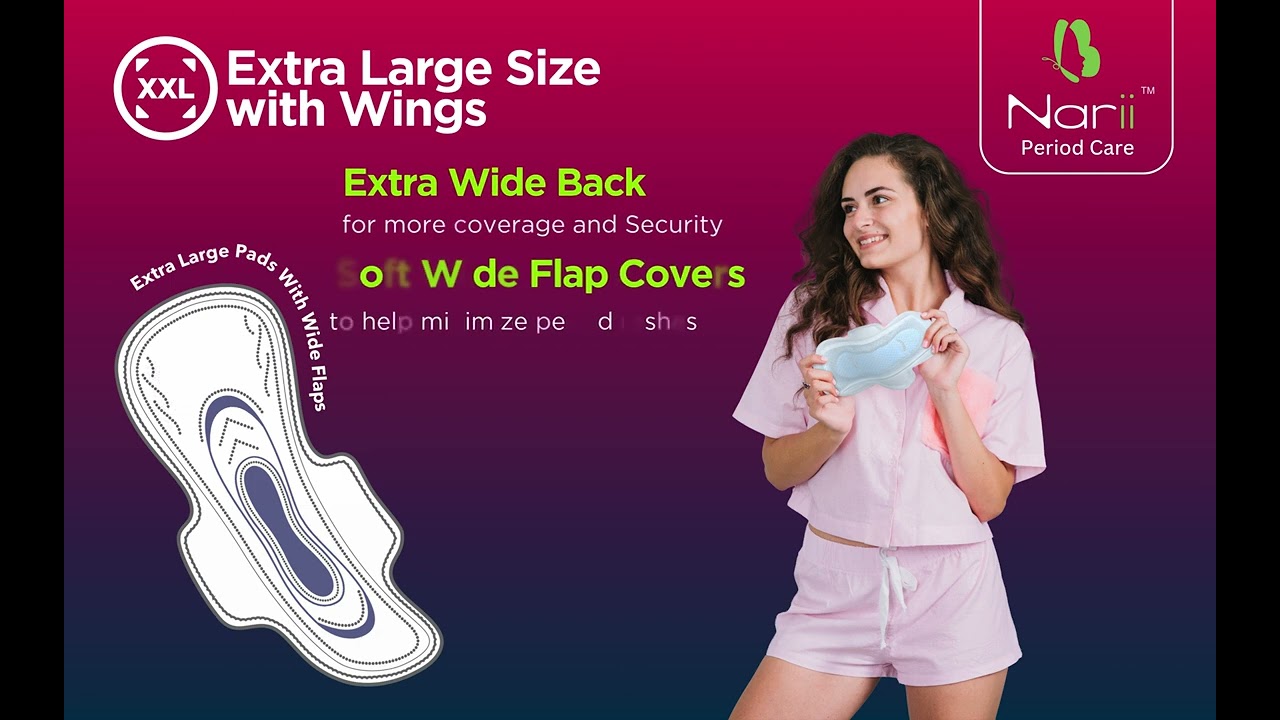 Narii Period Care Experience Ultimate Comfort & Protection XXL Sanitary Pads