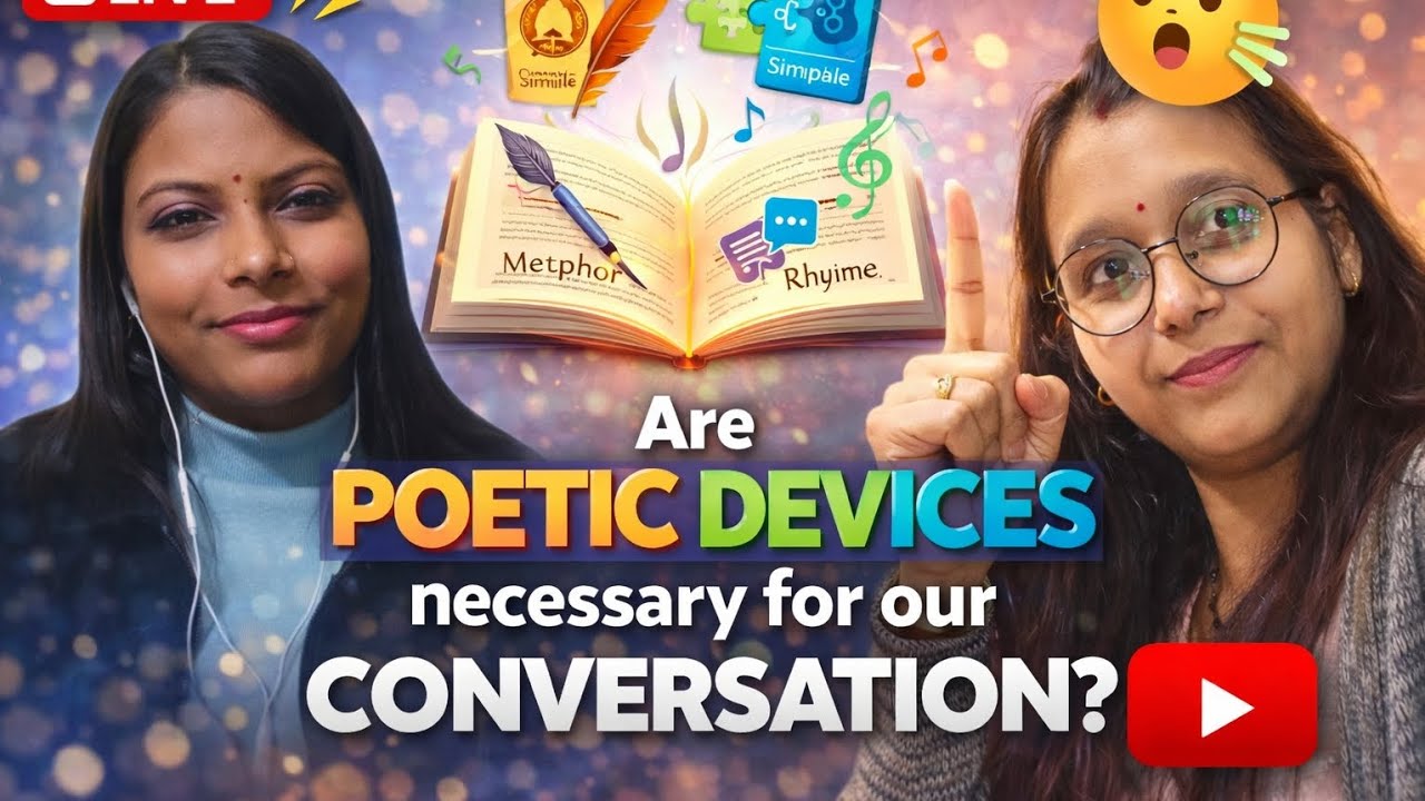 Are poetic devices necessary for speaking English??👍❤️
