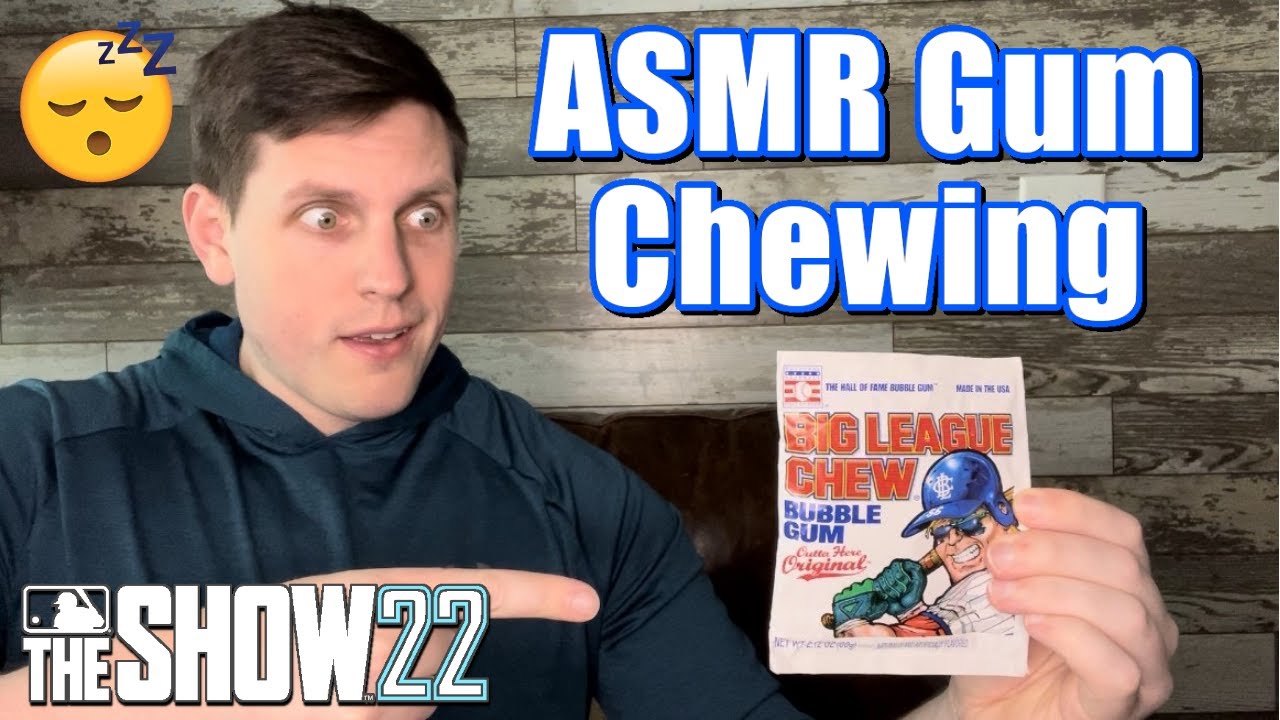 ASMR Жевательная резинка, но это же вся пачка?! (MLB The Show)