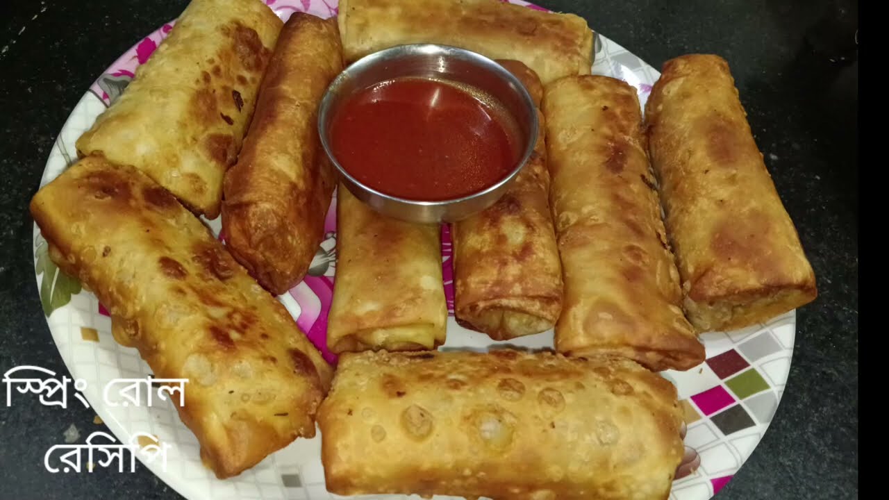 স্প্রিং রোল এর রেসিপি