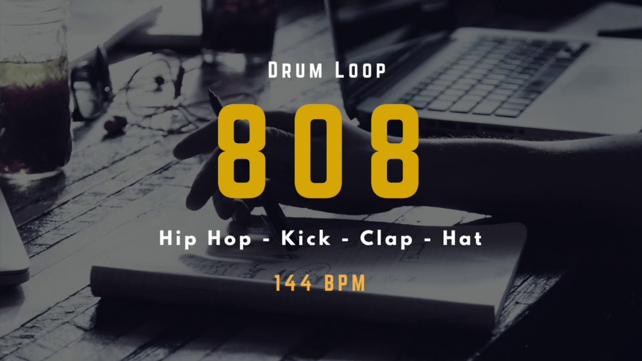 808 Hip Hop  Kick   Clap   Hat  144 BPM - Drum Loop
