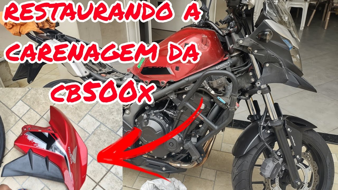 Como tirar a carenagem do tanque da cb 500x 2018