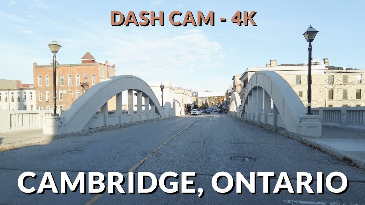 Scenic Drive through Cambridge, Ontario | 4K City Tour 🚗🏙️