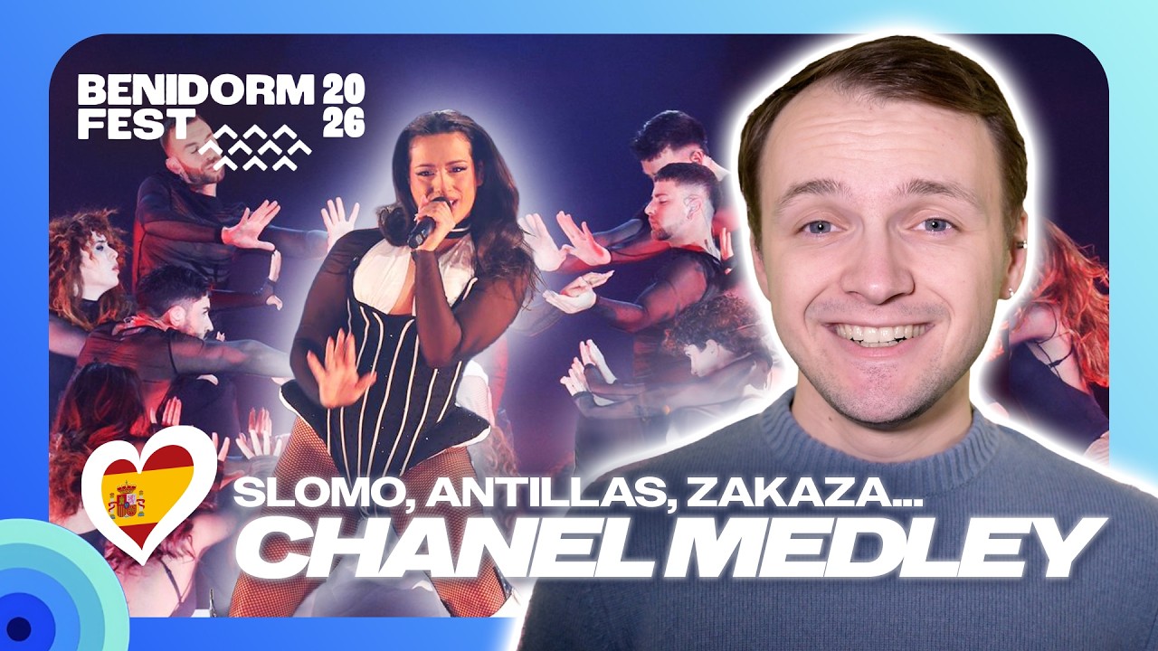 БЕНИДОРМ ФЕСТ 2026: CHANEL MEDLEY 🇪🇸 с SLOMO, «ANTILLAS», «MATHARI», «ZAKAZA» и «UNA BALA»