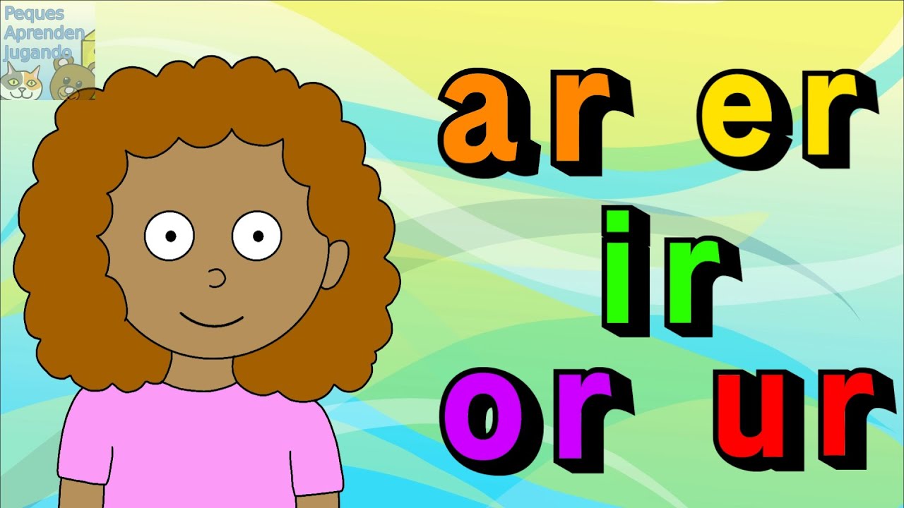 Sílabas AR ER IR OR UR para niños  Aprender a leer palabras con ar, er, ir, or, ur  Video de Peques