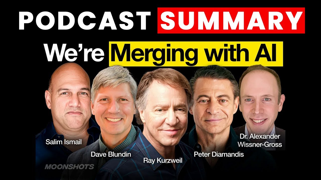 AGI by 2029, Humans Merge with AI, Intelligence 1000x | Ray Kurzweil | Peter Diamandis Podcast