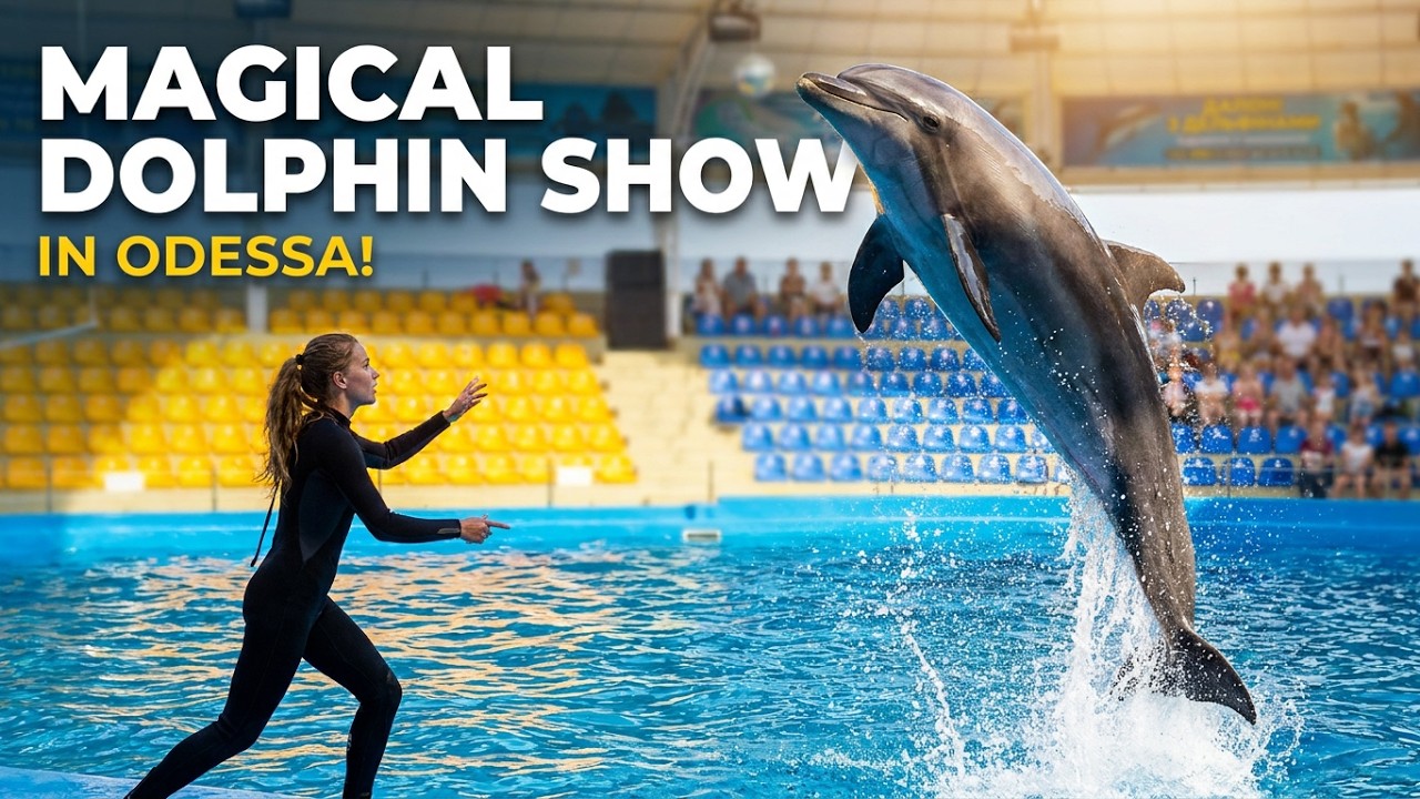 Magical Dolphin Show in Odessa! 🐬 Incredible Performance 2025 | Шоу дельфинов в Одессе