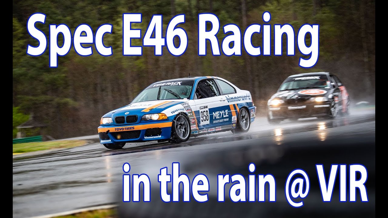BimmerWorld Spec E46 - Racing in the Rain!