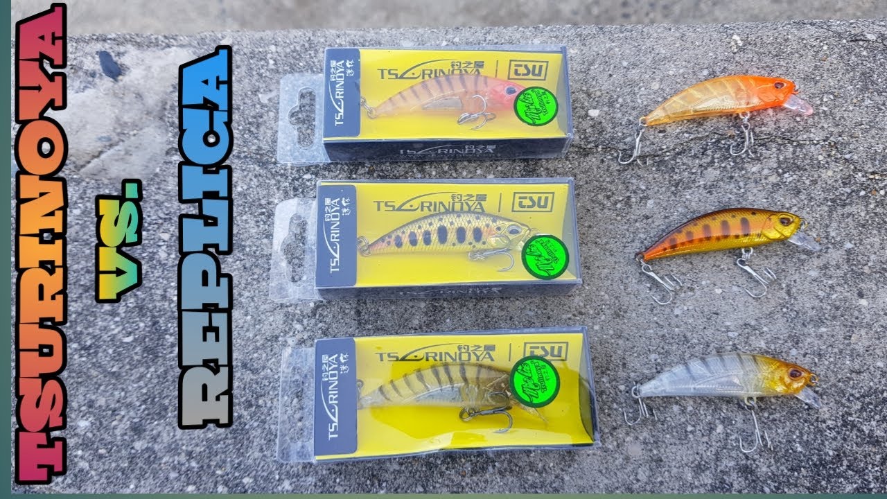 TSURINOYA LURE VS. REPLICA | surprising result