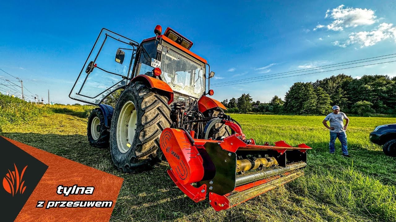 NAJMOCNIEJSZY MULCZER 240 CM W AKCJI!  👉ZETOR 9540 i ORKAN KTKS/C 240👈 KOSIARKA BIJAKOWA Z PRZESUWEM