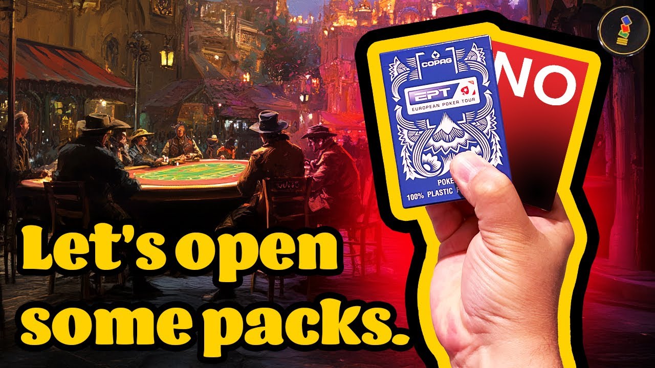 IMPOSSIBLE TO GET? EPT European Poker Tour Plastic Playing cards by COPAG!