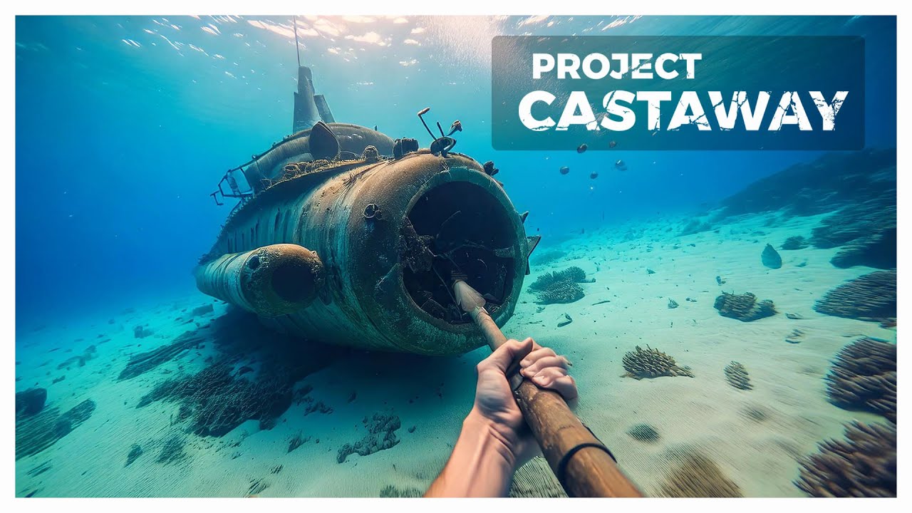 Exploring This Wrecked Submarine In Project Castaway!  [Ep 3]