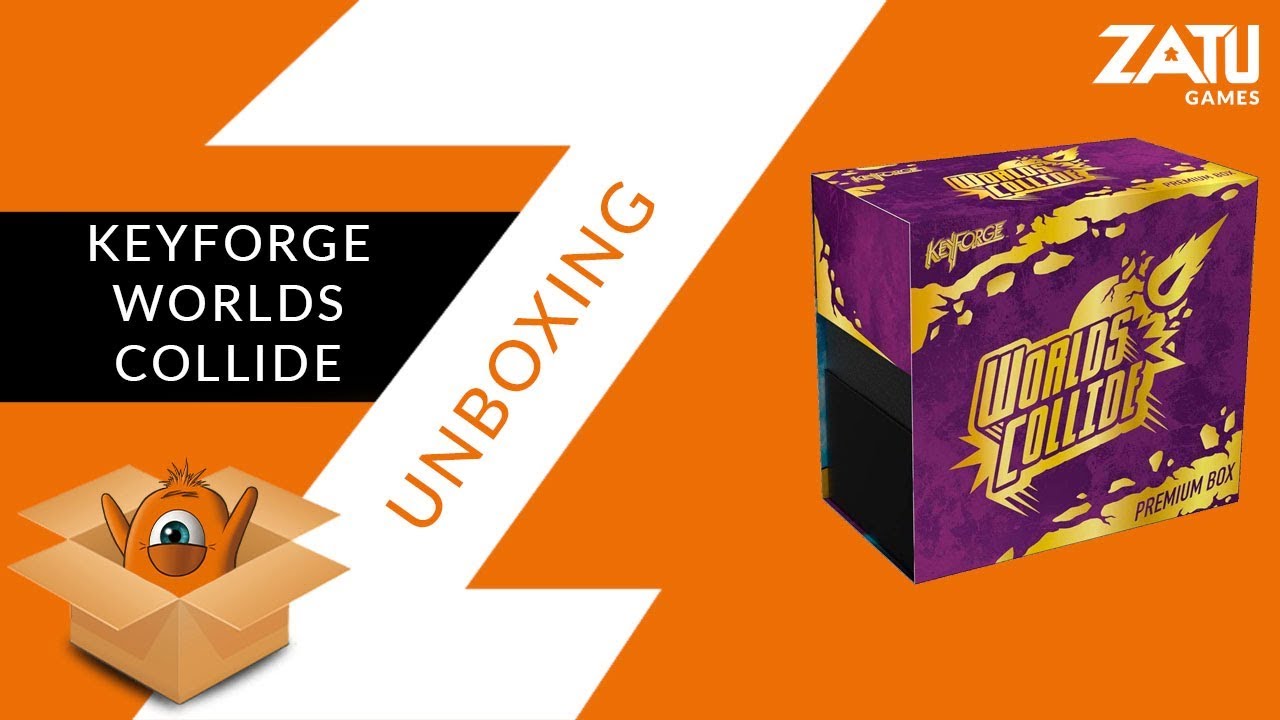KeyForge Worlds Collide - Premium Box & Deluxe Deck Unboxing