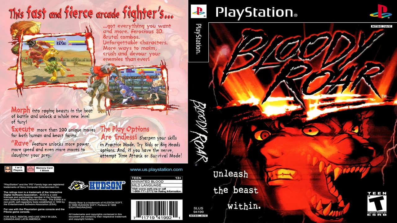 Bloody Roar (1997)  - Full Gameplay [Mitsuko] | PS1 | UHD | 4K |