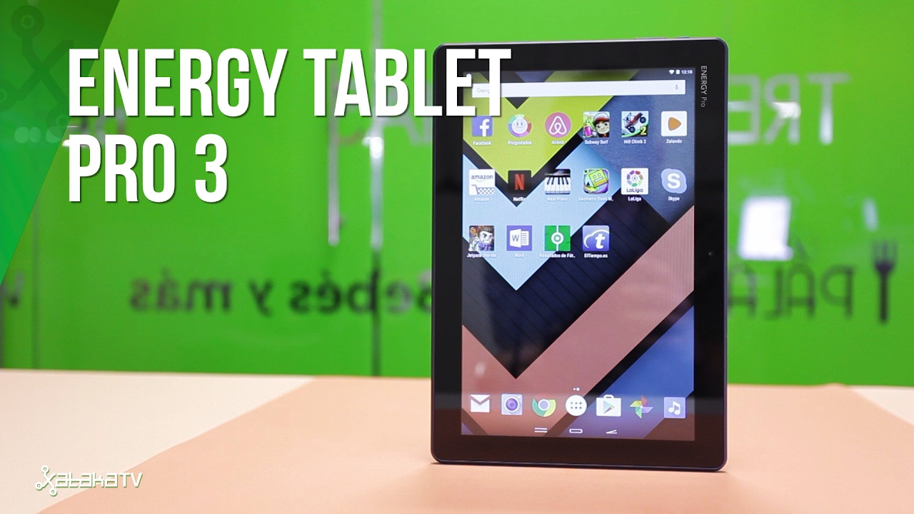 Energy Tablet Pro 3, análisis review en español