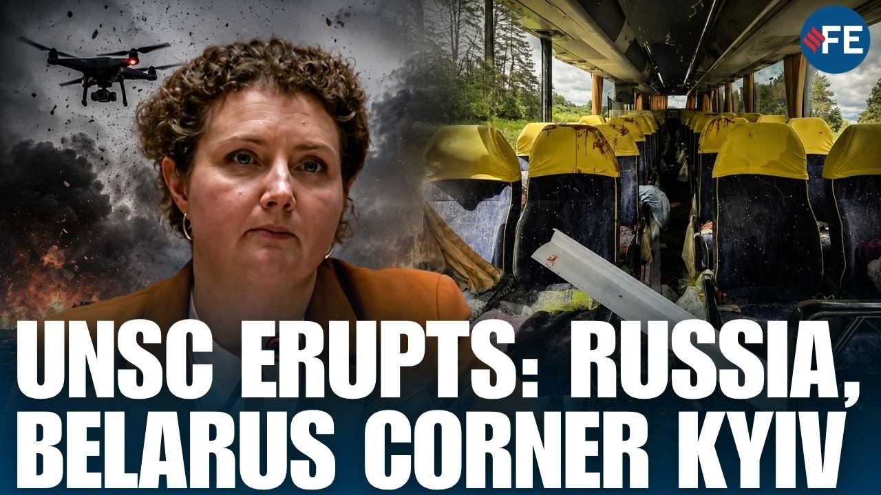Russia Calls Bryansk Bus Attack 'TERRORISM' As Belarus Blames Ukrainian Drone At UN SECURITY COUNCIL