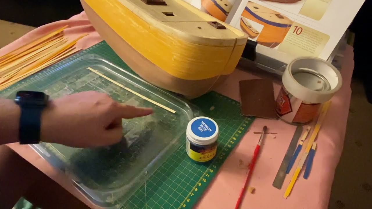 Building Endeavour Pt.35 (Upper sheathing)