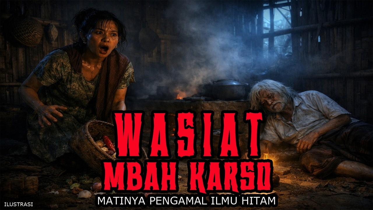 WASIAT TERLARANG MBAH KARSO MATINYA PENGAMAL ILMU HITAM -  CERITA HOROR KISAH MISTERI
