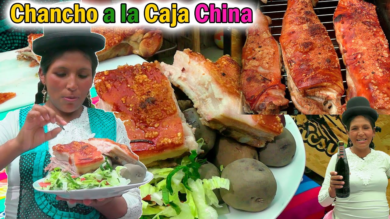 CHANCHO a la CAJA CHINA al estilo de la Cholita Julia