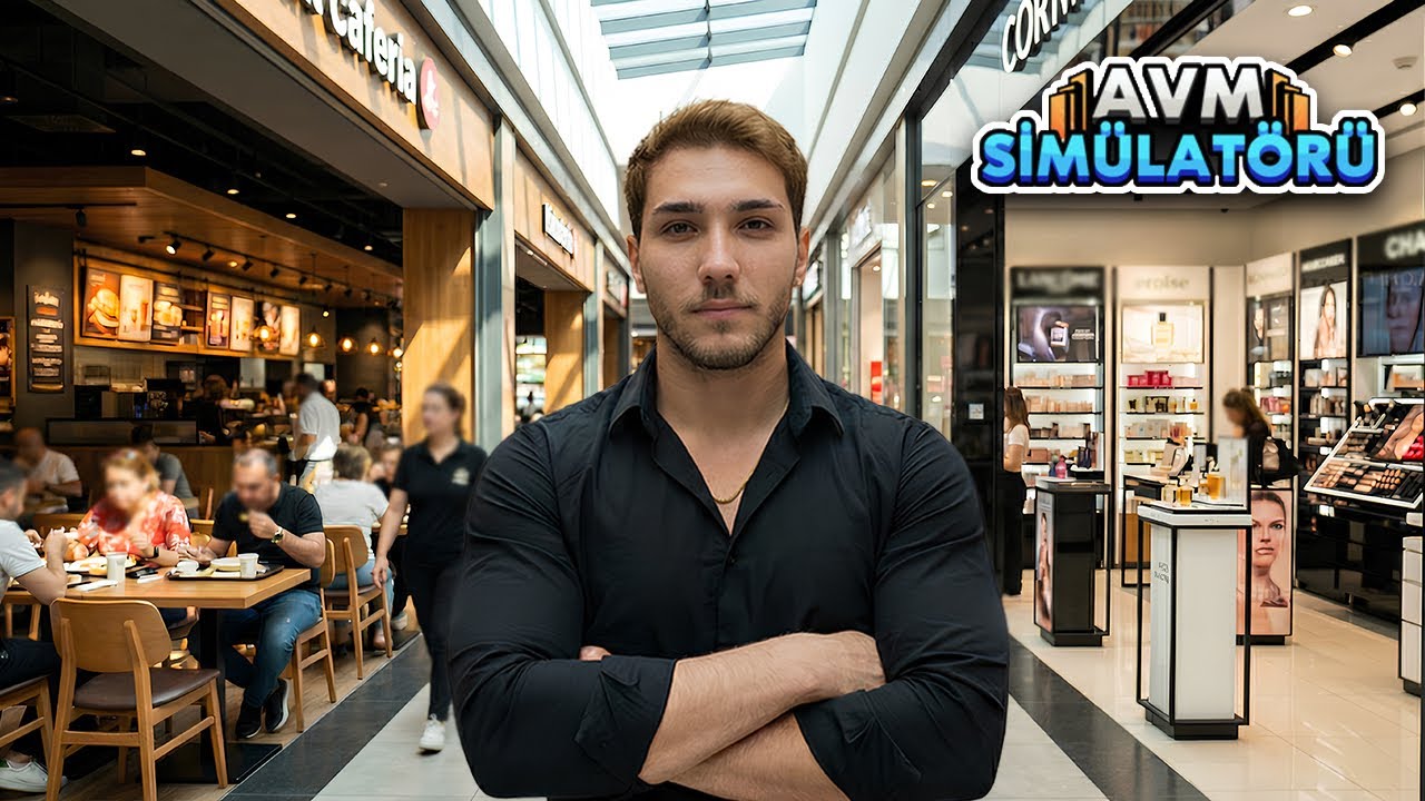 AVM'DE CAFE VE KOZMETİK MAĞAZASI AÇTIM ! MALL SIMULATOR (3. BÖLÜM)