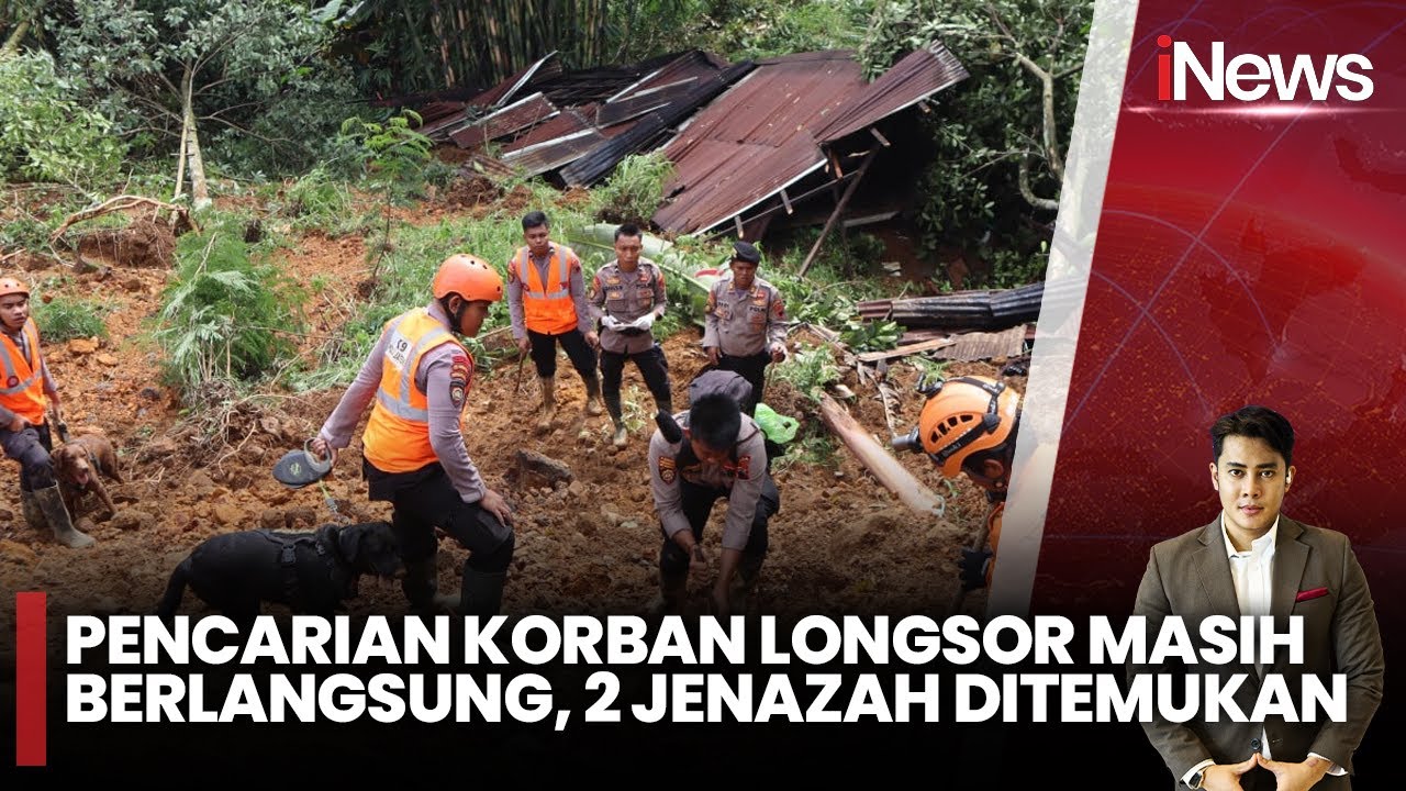 Situasi Terkini Pencarian Korban Longsor di Pekalongan | iNews Siang | 25/01