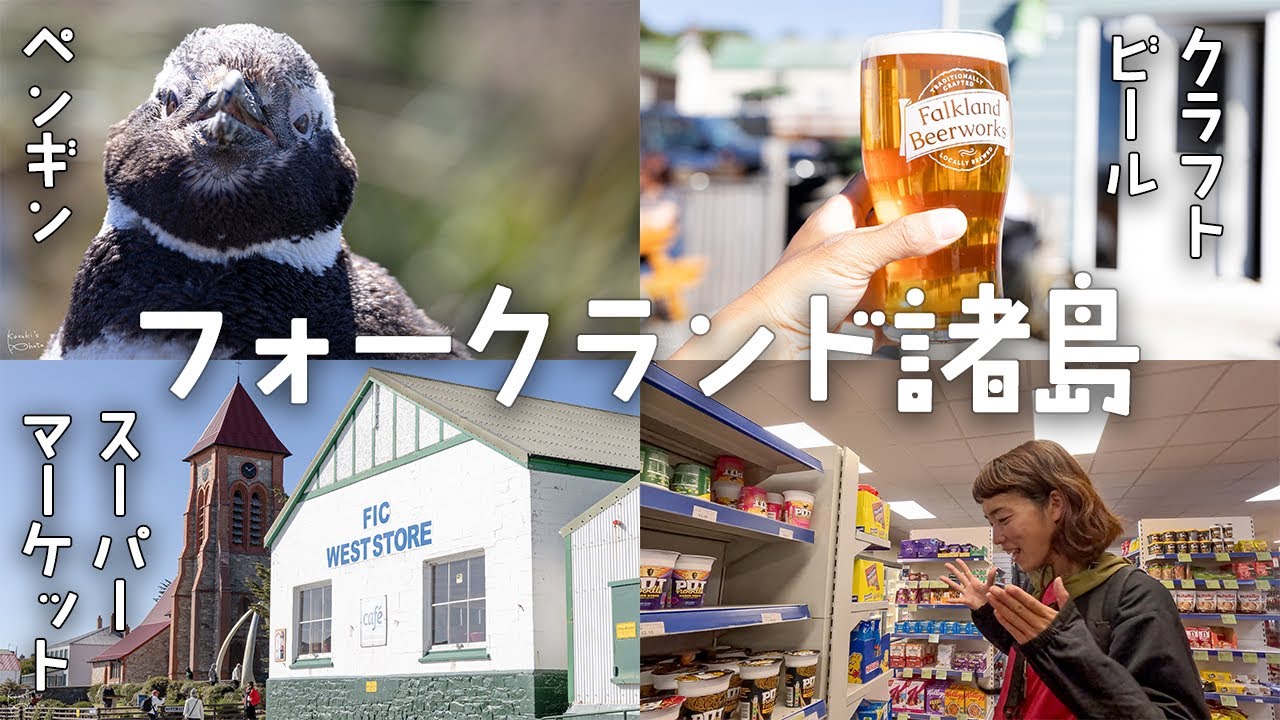 イギリスの海外領土でスーパーマーケット探索と街歩きのはずが…【南極クルーズ#5】【北中南米ちゃり旅 -番外編- フォークランド諸島】