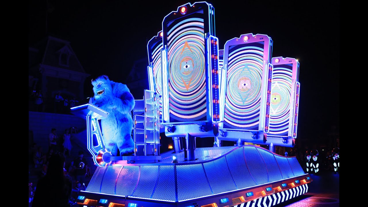 Disneyland Paint the Night Parade World First Fully LED Parade PIXAR Monsters Inc. Sulley Ver.