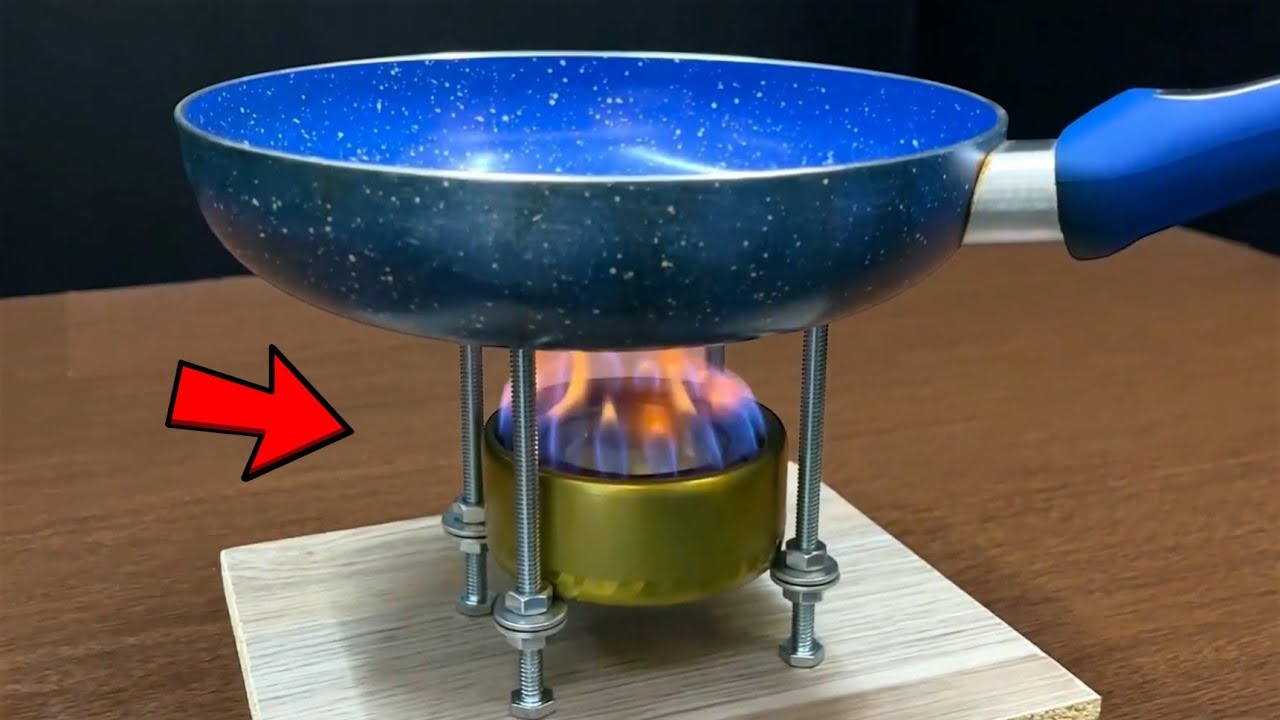 Haz una estufa casera con latas de SARDINA - Cocina sin gas y sin electricidad