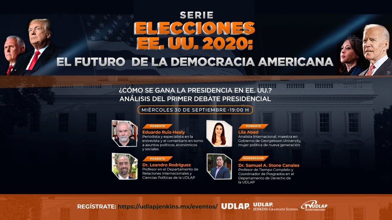 Elecciones EE. UU. 2020: El futuro de la Democracia Americana Programa 4 / TVUDLAP