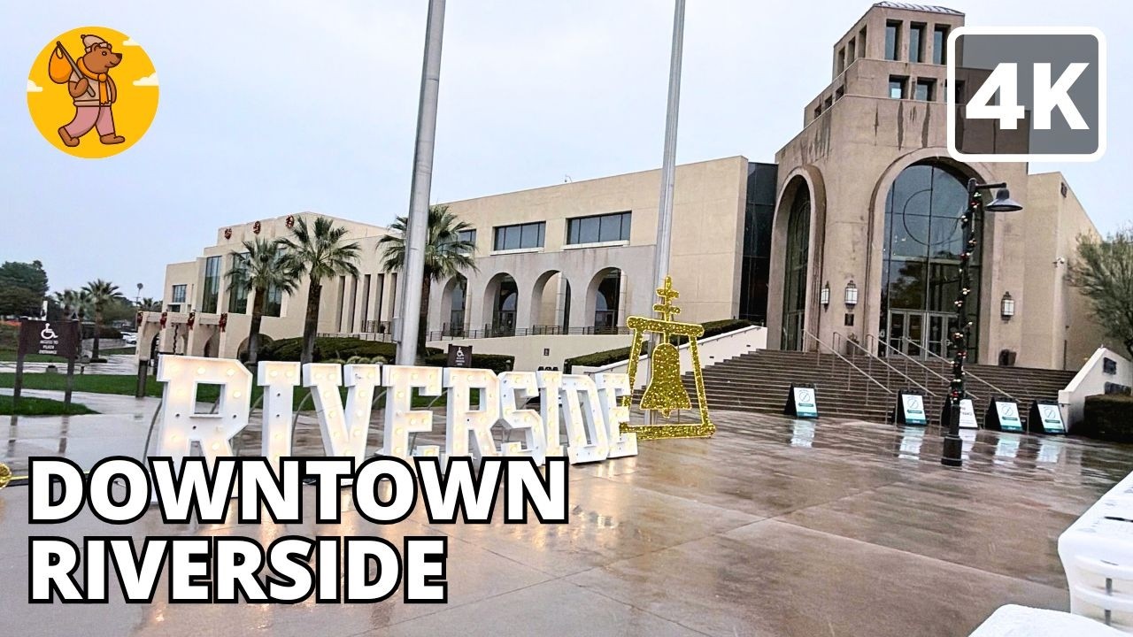 Downtown Riverside Walking Tour 2026 | 4K California City Walk