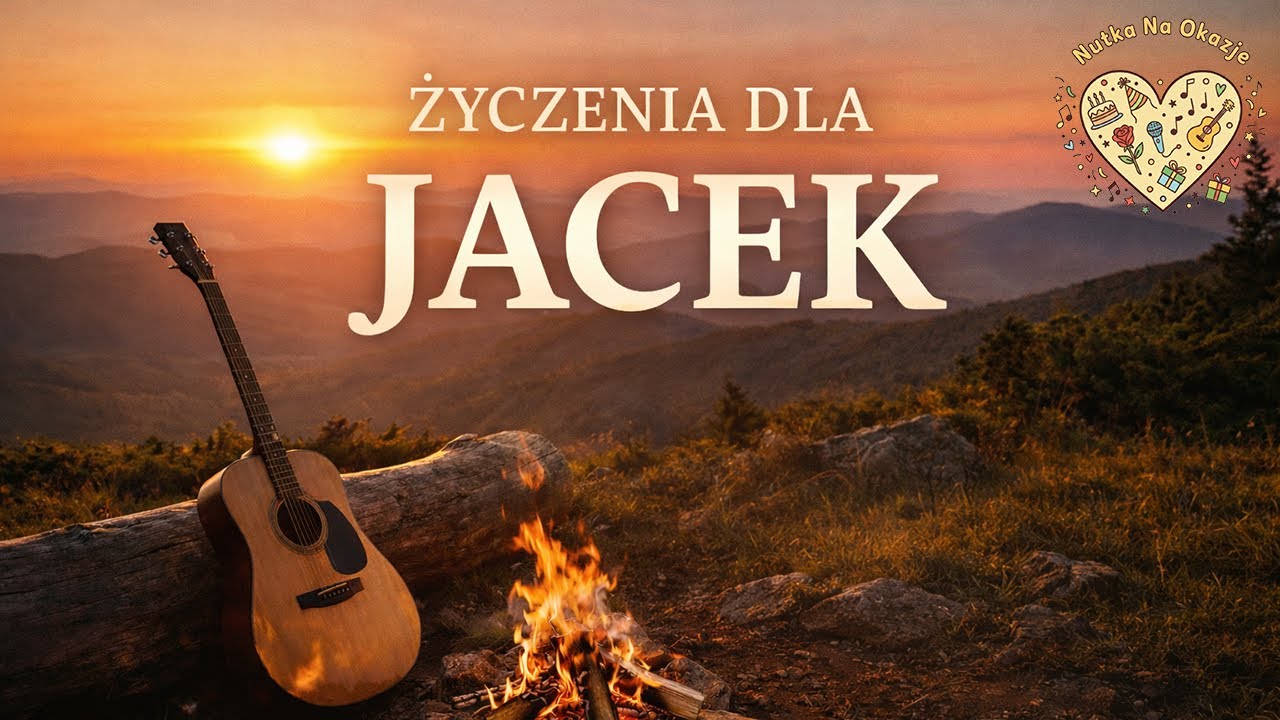 Życzenia dla JACKA 💐 Piosenka z życzeniami na Imieniny i Urodziny dla JACKA