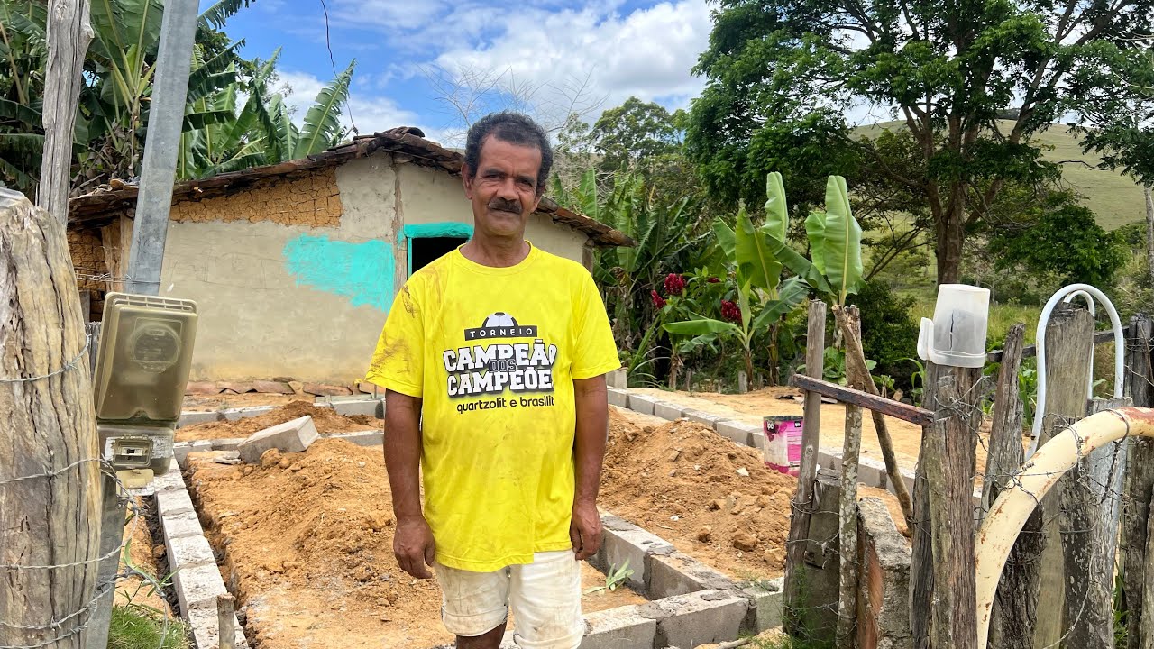 INICIAMOS A CASA DE SEU VALMIR, ELE T&Aacute; FELIZ DE MAIS 