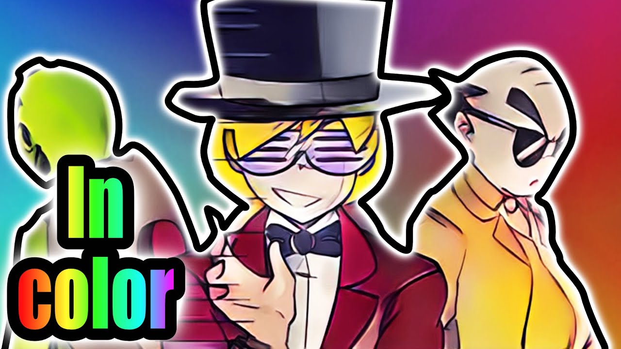 Asdf movie 12 anime intro - in COLOR (asdfmovie12) #shorts