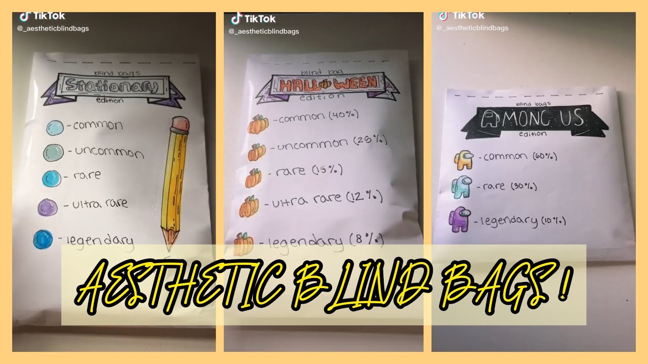 AESTHETIC BLIND BAGS! | TikTok Compilation 2021